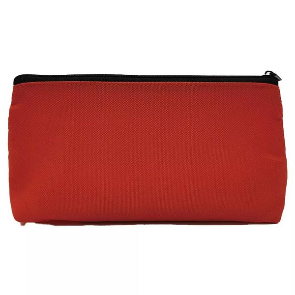Пенал на молнии красный, 19х12 см