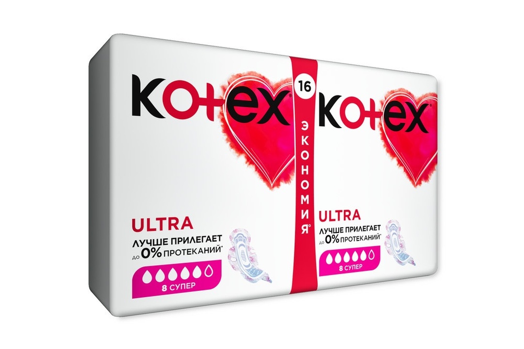 

Прокладки гигиенические Kotex Ultra Супер сетчатые 16 шт