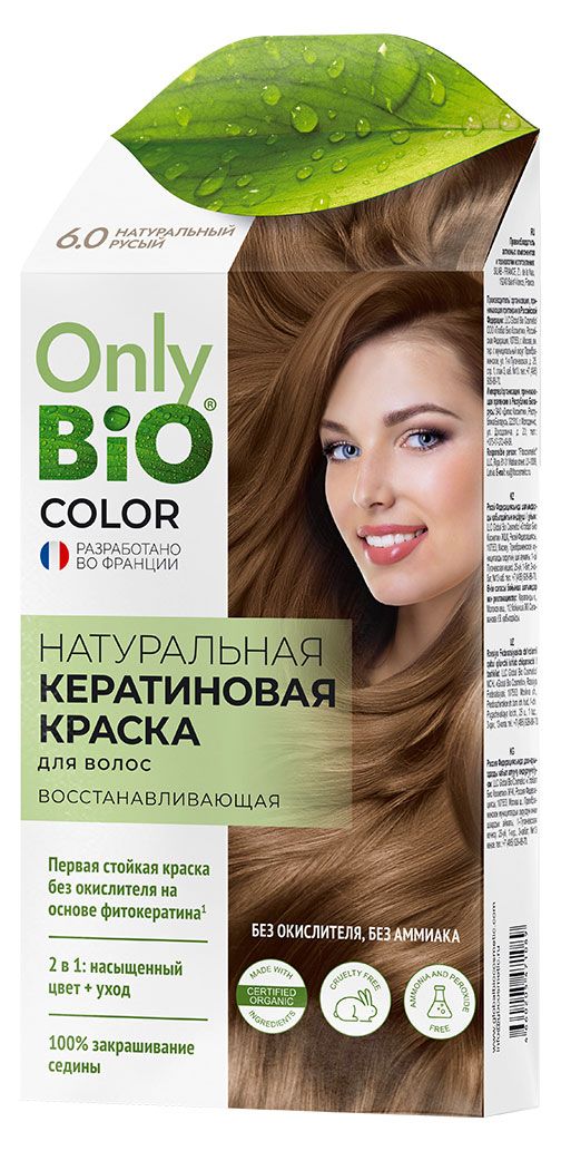 

Краска для волос Фитокосметик Only Bio Color 6.0 Натурально-русый