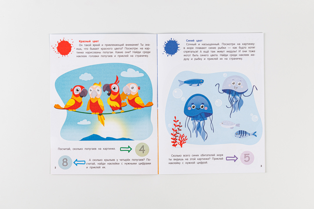 

Книжка Мордашки-развивашки, серия цвета