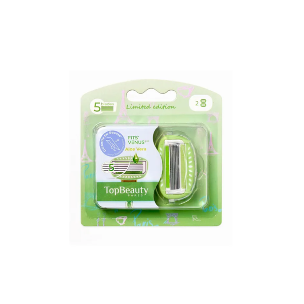 Cменные кассеты женские Toptech TopBeauty Paris 5 лезвий, 2 сменные кассеты