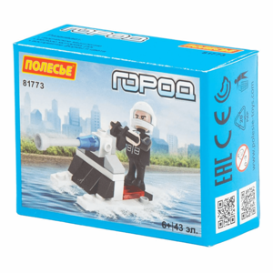 Конструктор Полесье Город Полиция-7 Классик 1шт.