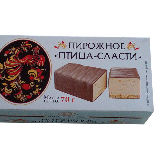 Пирожное Птица-сласти бисквитное 70 г