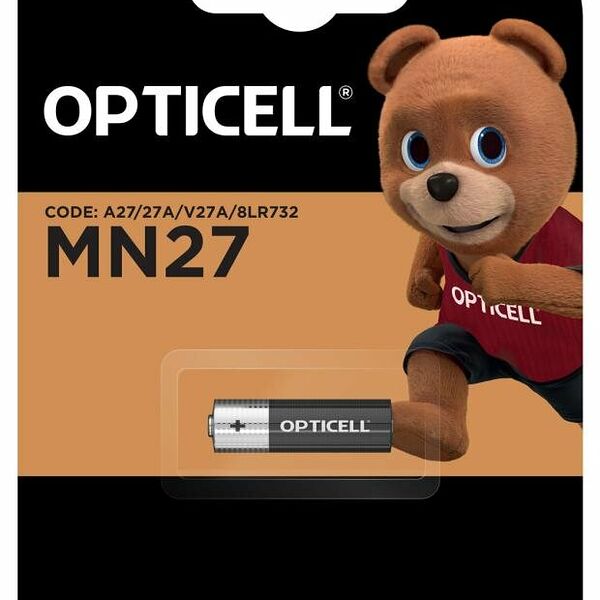 Батарейки Opticell щелочные MN27, 1 шт