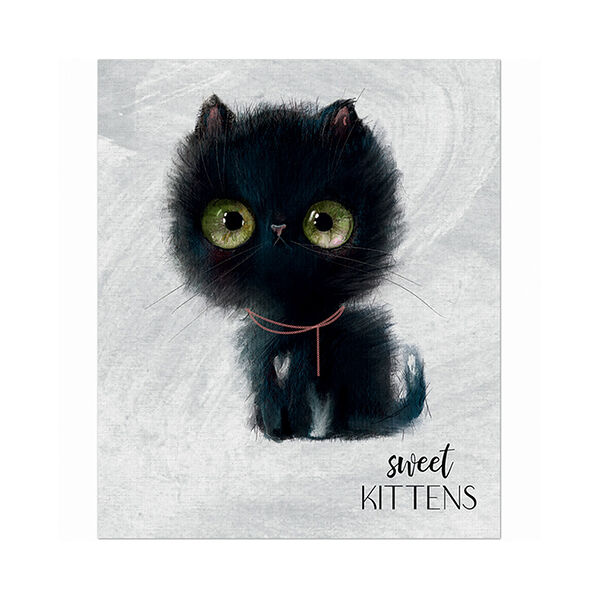 Тетрадь 48л скр Глазастые котики арт 3216