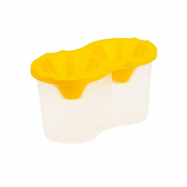 Стакан-непроливайка Prof-press двойной Желтый