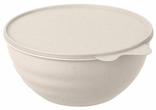 Миска PHIBO Wave с крышкой, бежевый, 1.55 л