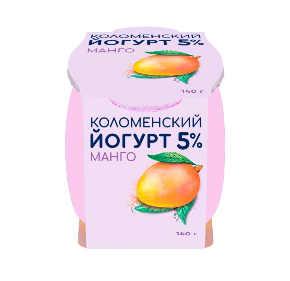 

Йогурт Коломенский Манго 5% 140 г