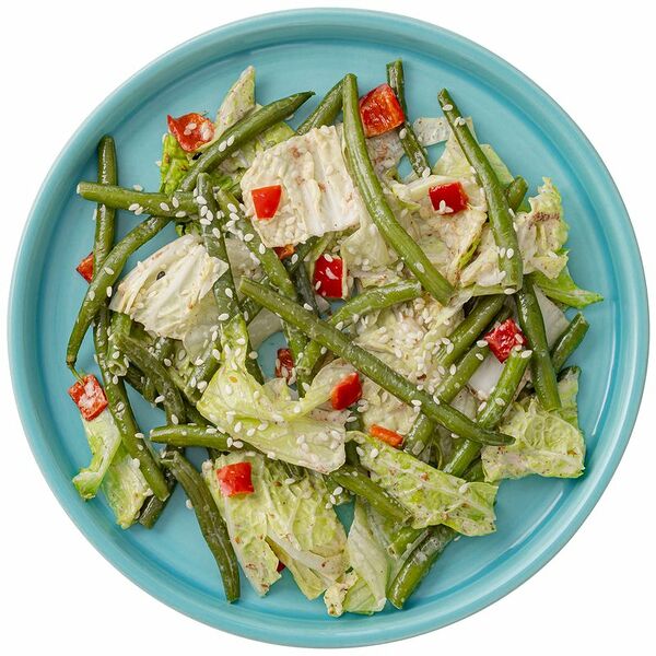 Салат из стручковой фасоли с кунжутным соусом Шеф Перекрёсток, 200г