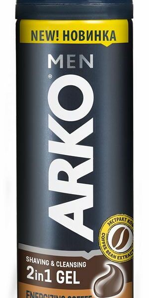 Гель для бритья и умывания Arko Men с ароматом кофе 200 мл