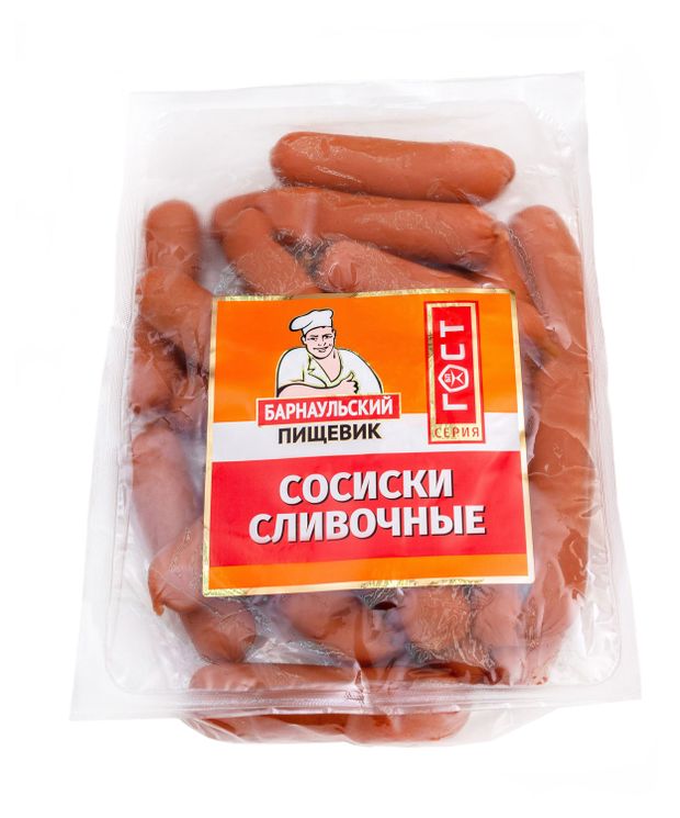 

Сосиски Барнаульский пищевик Сливочные, вес