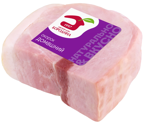 Окорок копчено-вареный Купеческий ТМ Мясной дом Бородина