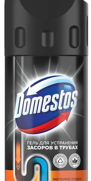 Гель для устранения засоров в трубах Domestos