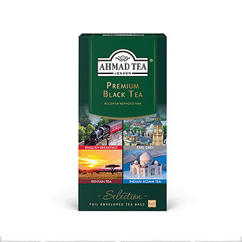 Чай черный Ahmad Tea Premium Black Tea ассорти, 24 пакетика