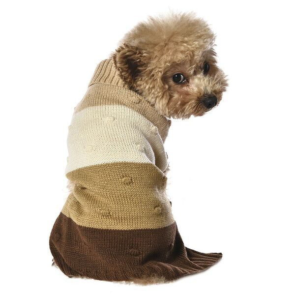 Свитер для собак Foxie Brown gradient L, разноцветный