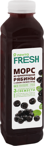 

Морс Лента Fresh из черноплодной рябины 500 мл