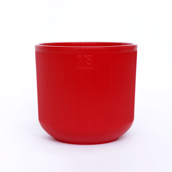 Горшок для цветов Vipset с дренажной системой росси красный 1.9 л