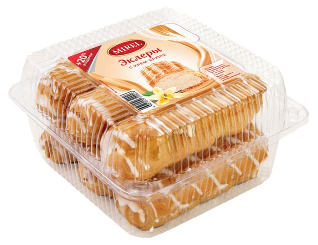 

Пирожные Mirel Эклеры с крем-брюле 180 г