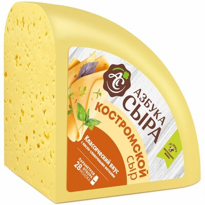 Сыр Азбука Сыра Костромской 45% вес