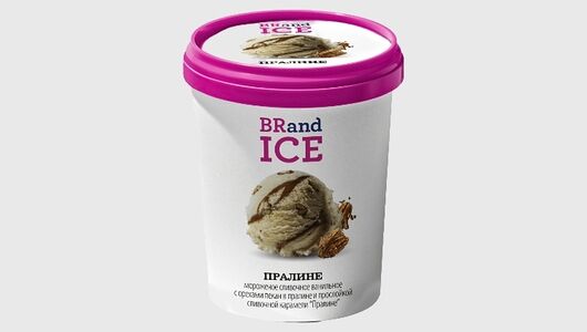 Мороженое BRandICE Пралине 12% 600г