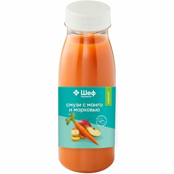 Смузи с манго и морковью Шеф Перекрёсток, 250мл