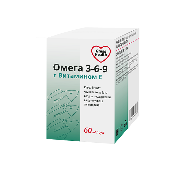 Gross health Омега-3-6-9 с витамином Е капсулы 60 шт.