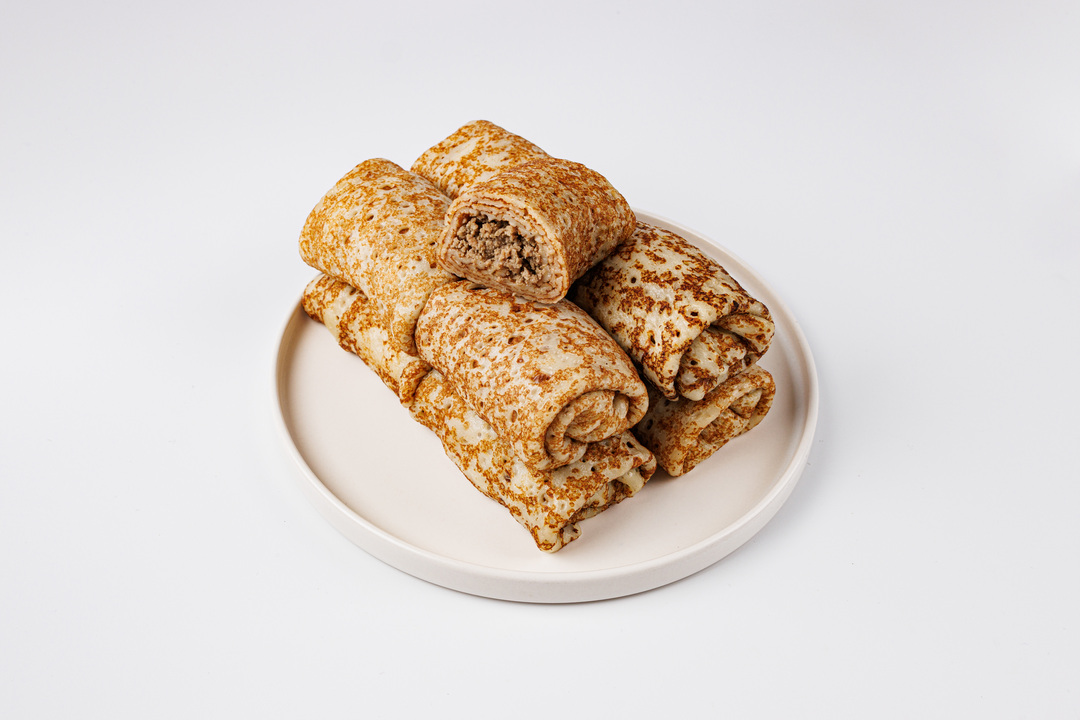 

Блинчики ВкусВилл с мясом По-домашнему замороженные 800 г