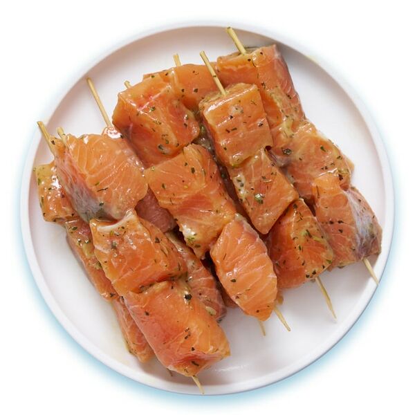 Шашлык из семги