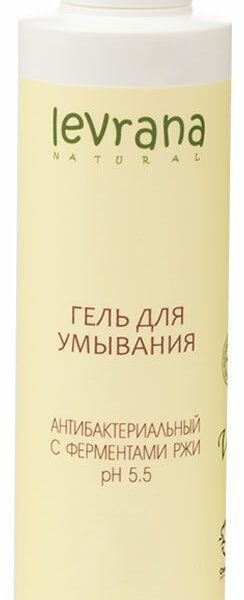 Гель для умывания Levrana Антибактериальный с Ферментами Ржи 200 мл