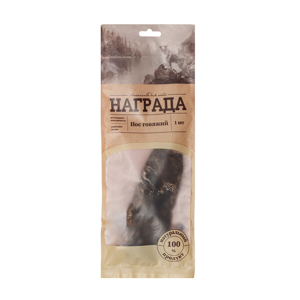Лакомство для собак Нос говяжий