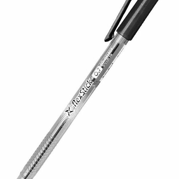 Ручка с масляными чернилами Flexoffice 0,7 мм черная, 1 шт