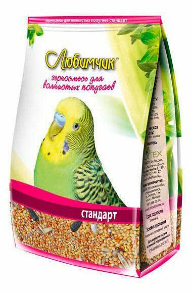 Корм для волнистых попугаев Стандарт Здоровье и активность ТМ Любимчик 