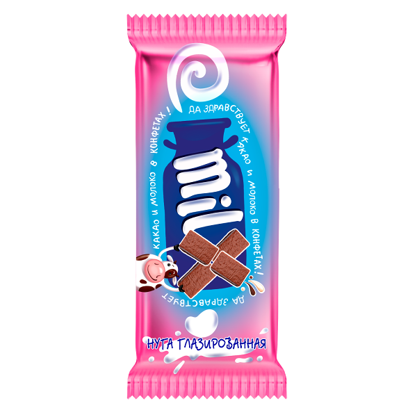 Конфета Спартак Milx Нуга глазированная