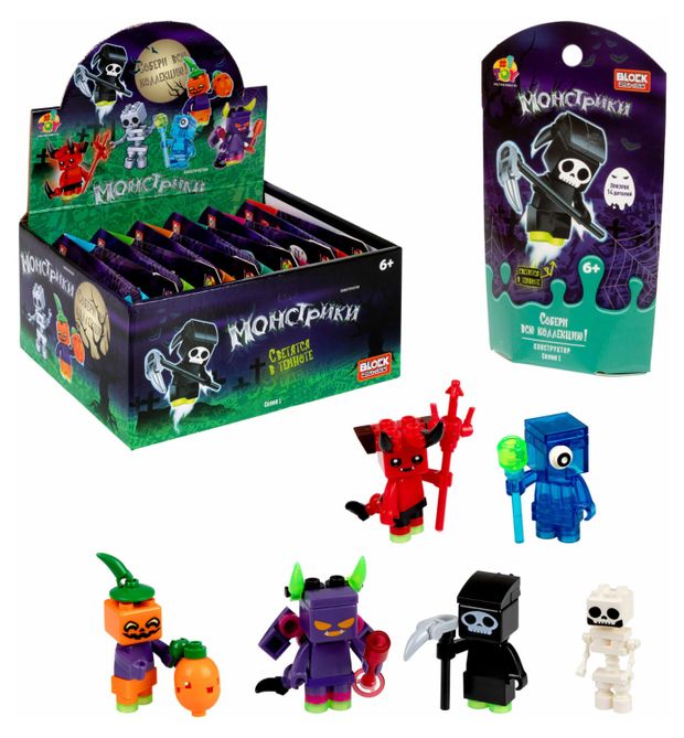 

Конструктор 1Toy Blockformers Монстрики 1 шт. в ассортименте