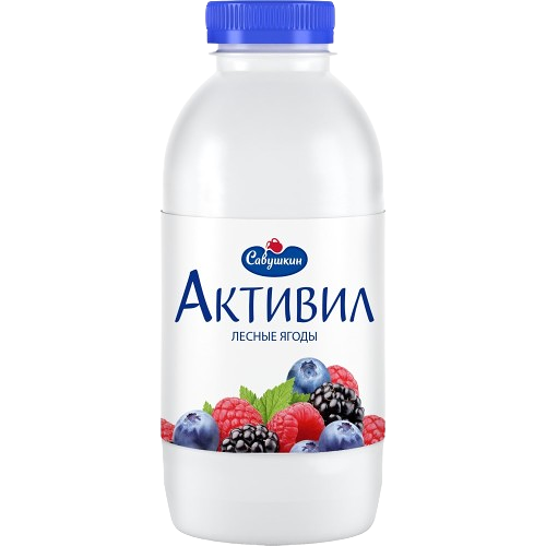 Бионапиток к/м Активил 2% сладкий с аром лесных ягод 500г пэт