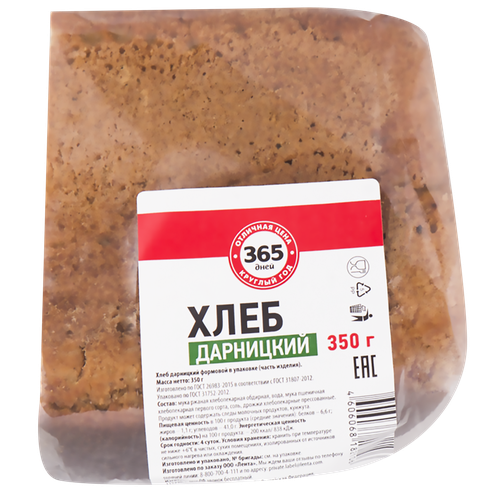 

Хлеб 365 дней Дарницкий 350 г