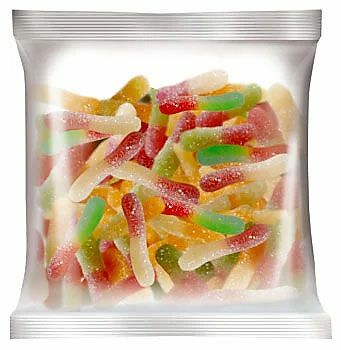 Мармелад жевательный Kdv KrutFrut в форме забавных змеек в посыпке с легкой кислинкой