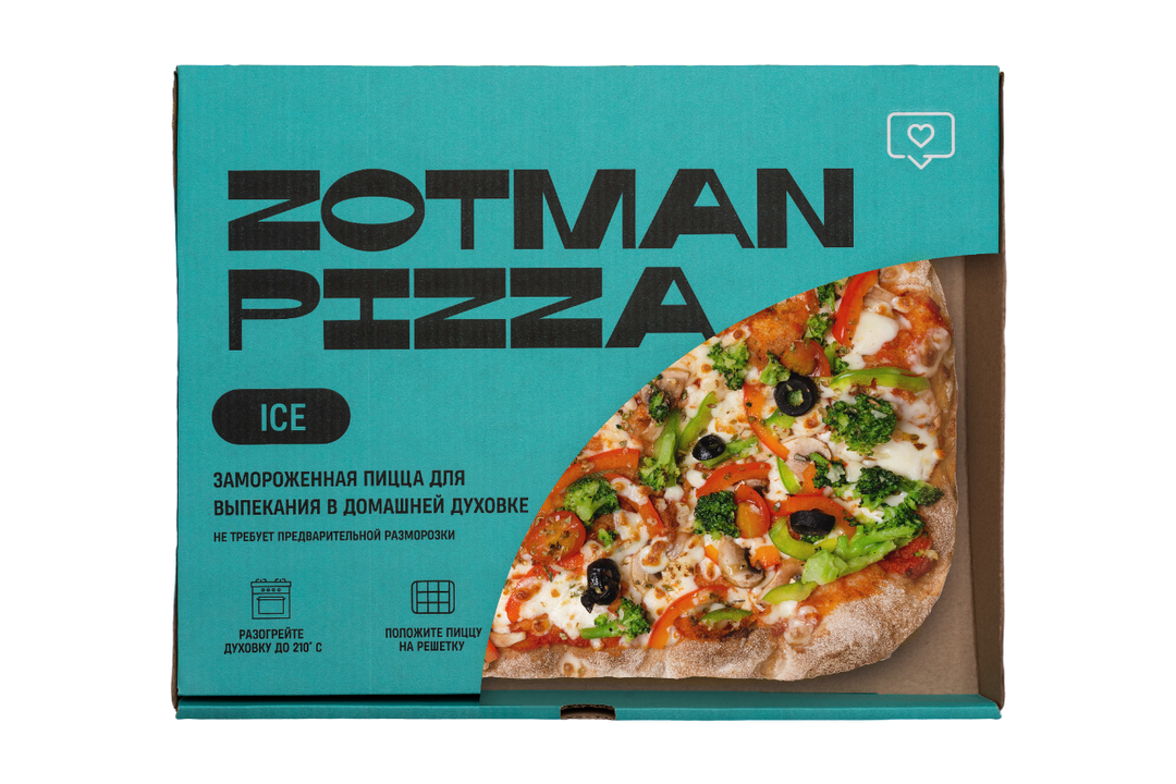 

Пицца Zotman Овощная Продукт замороженный 470 г