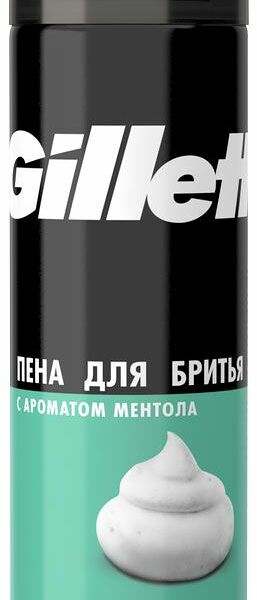 Пена для бритья Gillette Menthol 200 мл