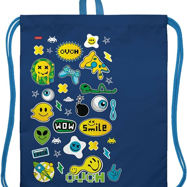 Мешок для сменной обуви Hatber Стикеры 41*49см