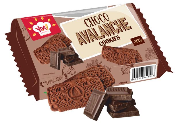 

Печенье сахарное Ура! Кондитеры Choco Avalanche Cookies, 300 г