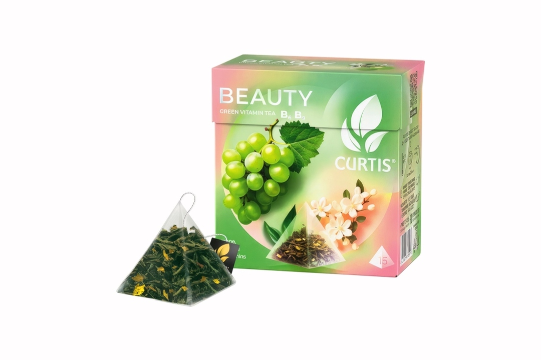 

Чай зеленый Curtis Beauty ароматизированный, 15 пакетиков 25.5 г