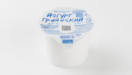 Йогурт греческий 4%, 250 г