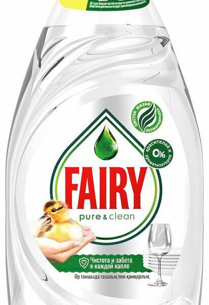 Средство для мытья посуды Fairy Pure&Clean 900 мл