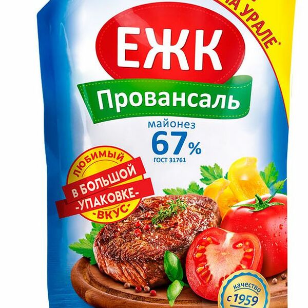 Майонез ЕЖК Провансаль 67% 700 мл