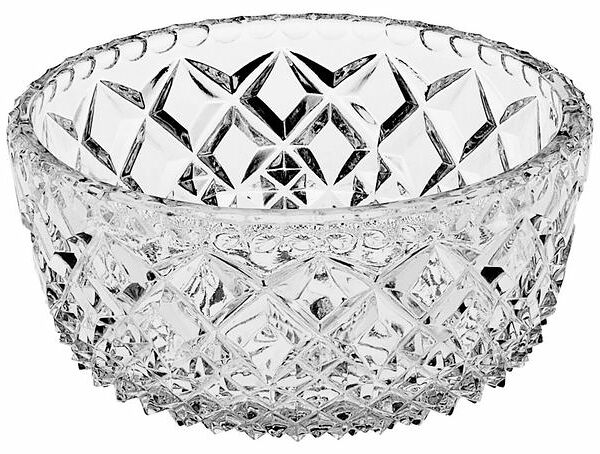 Салатник Crystal Bohemia Diamond, 11.6 см, хрусталь