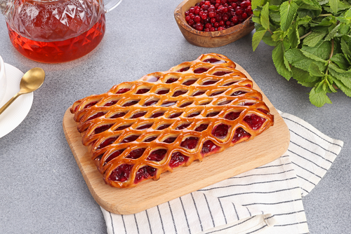 

Пирог с брусникой, 350 г