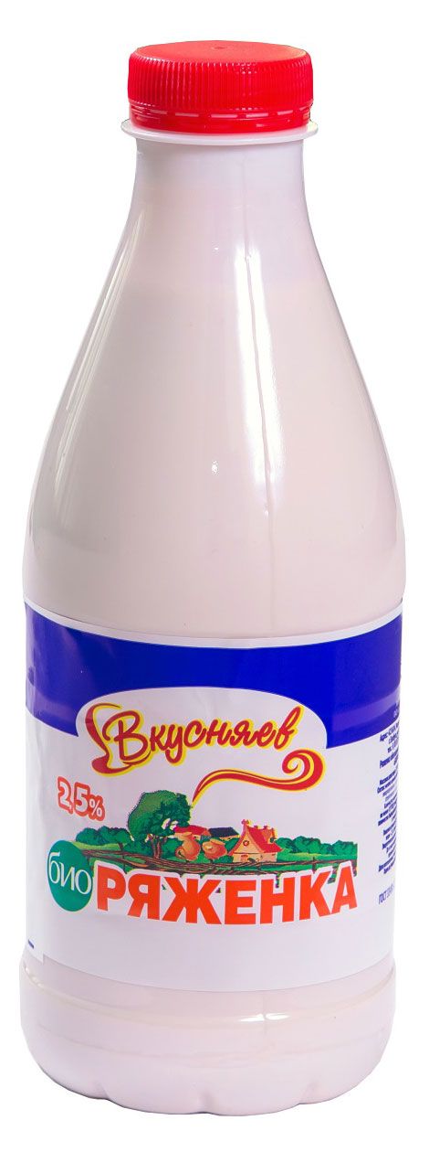 

Ряженка Вкусняев 2.5% 930 мл