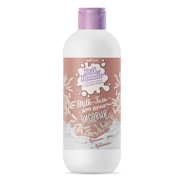 Милк-гель для душа Belita Рисовый 400 мл