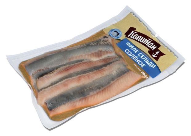 

Сельдь соленая Капитан филе 200 г